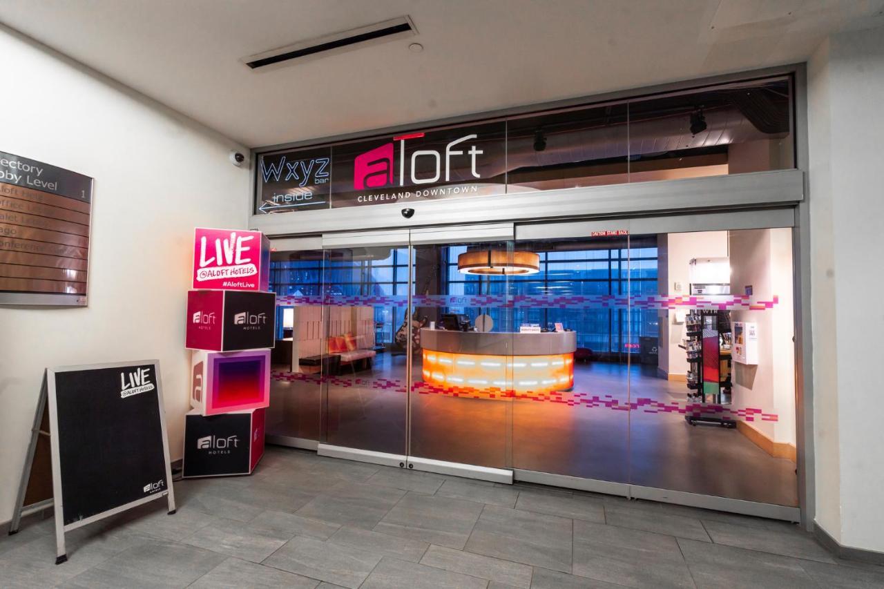 Hotel Aloft Cleveland Downtown Exterior foto