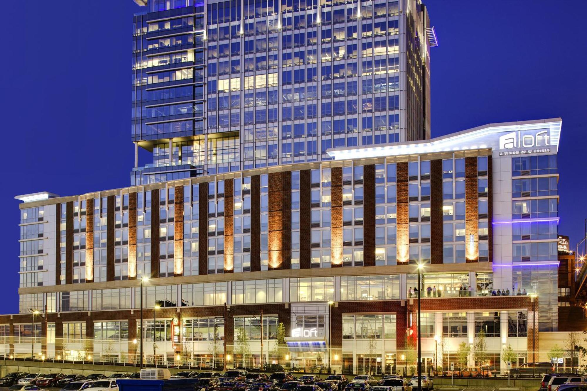 Hotel Aloft Cleveland Downtown Exterior foto